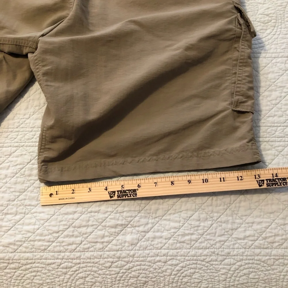 The North Face nylon cargo shorts. Size XL.